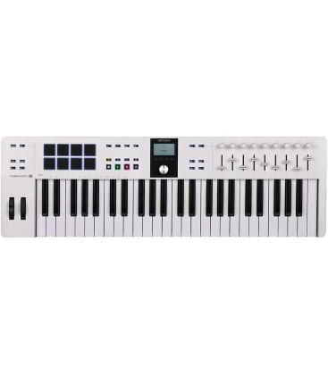 TECLADO CONTROLADOR ARTURIA KEYLAB ESSENTIAL 49 MK3 WHITE