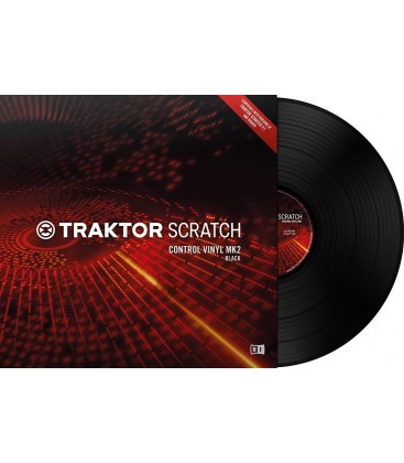 VINILO DE CONTROL NATIVE INSTRUMENTS TRAKTOR SCRATCH MK2 BLACK