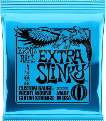 SET DE CUERDAS 8-38 PARA GUITARRA ELECTRICA ERNIE BALL 2225