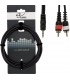 CABLE MINIJACK-2 RCA DE 1.5 M ALPHA AUDIO 190.160