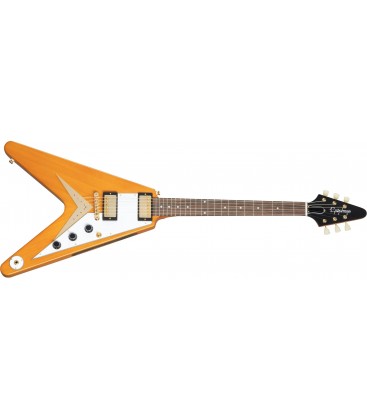 GUITARRA ELECTRICA EPIPHONE 1958 FLYING V KORINA AGED NATURAL