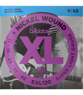 SET DE CUERDAS PARA GUITARRA ELECTRICA D'ADDARIO EXL120