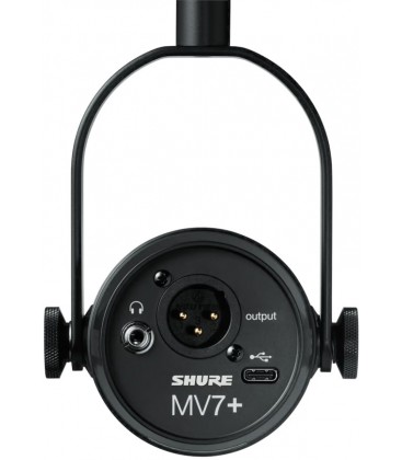 MICROFONO DINAMICO PARA PODCAST SHURE MV7 PLUS