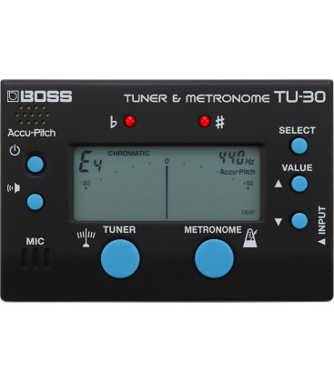 AFINADOR Y METRONOMO BOSS TU-30