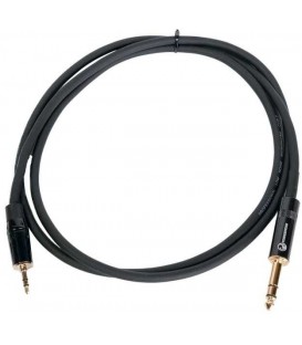 CABLE MINIJACK ST-JACK ST DE 3 METROS OQAN QABLP MJST-3-JST YG BK