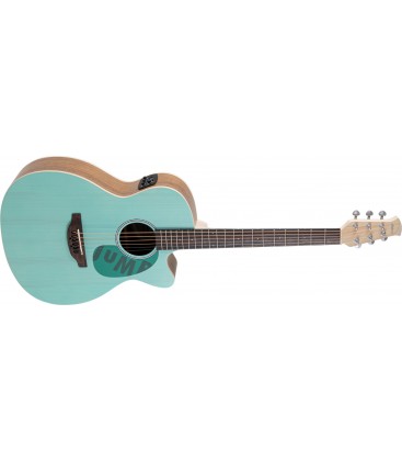 GUITARRA ELECTROACUSTICA APPLAUSE JUMP OM CUTAWAY CELESTE