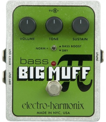 PEDAL DE EFECTO FUZZ ELECTRO-HARMONIX BASS BIG MUFF PI