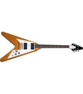 GUITARRA ELECTRICA GIBSON 70S FLYING V ANTIQUE NATURAL