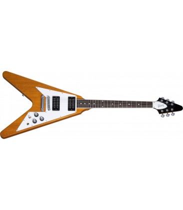 GUITARRA ELECTRICA GIBSON 70S FLYING V ANTIQUE NATURAL